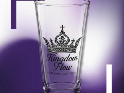 Shaker pint glass