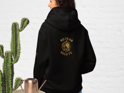 No Fear, Solo Fe – Oversized Fleece Hoodie